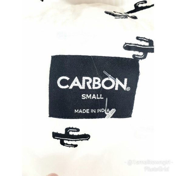 Carbon Cactus Popover Tunic Button Front S - Picture 4 of 7